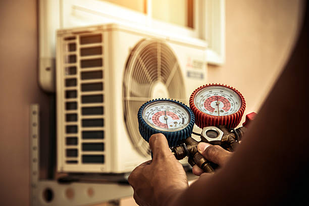 Professional Hvac Installation technician working in Wilson, NY